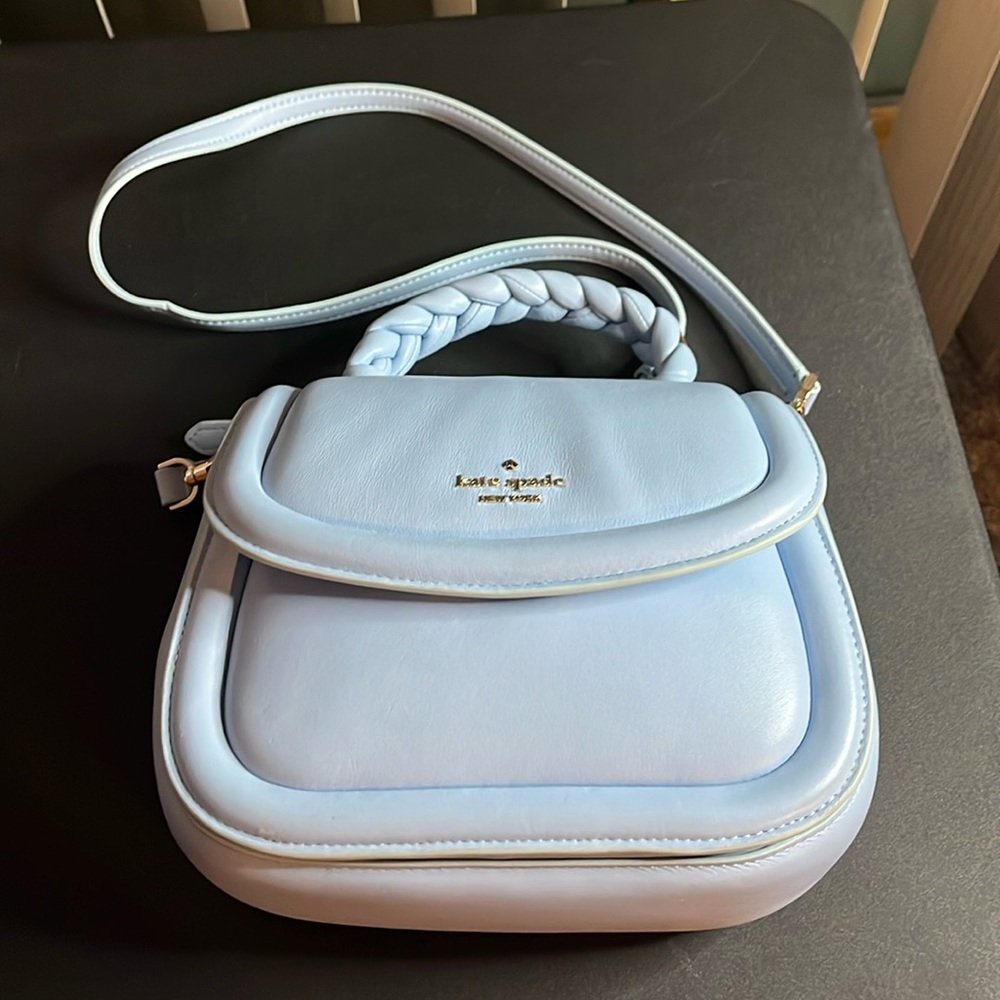 KATE SPADE NEW YORK Puffy Top Handle Crossbody Celeste Blue